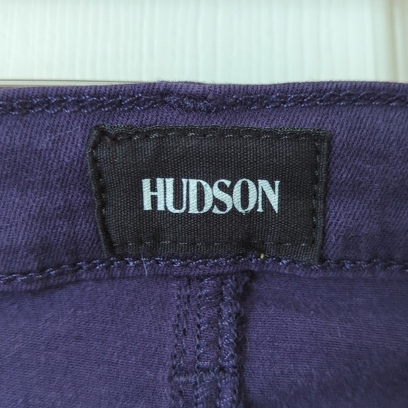 Hudson Krista Classic Mid Rise Ankle Length Super Skinny Jeans Dark Purple 26 - Picture 8 of 16